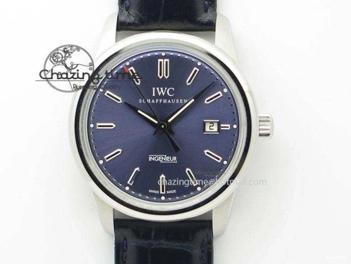 MIROTIME 0513 MARK XVIII Le Petit Prince IW327004 SS FKF 1:1 Best Edition Blue Dial On Brown Leather Strap Trendsetting 7117